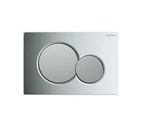 Geberit Plaque de déclenchement Sigma01 ronde 115.770.JQ.5 chrome mat double chasse plastique