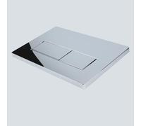 Plaque de Commande WC Suspendu, Compatible avec Geberit Sigma 01/20/21/30/40/50, UP300 et UP320, avec Double Chasse