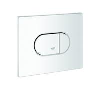 Plaque De Couvercle GROHE 42379 Avec Bouton Poussoir Blanc Alpin