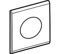 plaque de couverture Geberit HyTronic UR Samba pour 241921111 commandes UR de 2009, blanc -alpin
