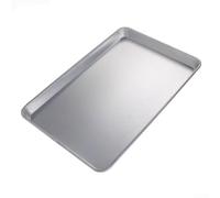 Plaque de cuisson 45 x 33 cm en alliage d'aluminium pour Bosch pour Siemens pour Neff, pour constructa, robuste, résistante à la chaleur, argentée