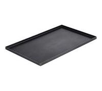 Plaque de cuisson, acier Noir