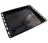 Plaque de cuisson arrière, dimensions 465 x 375 x 40 mm, noire, émaillée, compatible avec les marques Siemens/Neff/Bosch