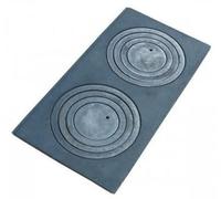 Plaque de cuisson avec 2 zones de cuisson, double fonte, plaque de cuisson, plaque de four, 62 x 32, référence 4921