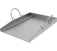 Plaque de cuisson - BBQ - Acier inoxydable - Poignées amovibles - Avec spatules - Pour barbecue extérieur et camping