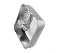 Plaque de cuisson carrée, robuste, durable, répartition uniforme de la chaleur, facile à manipuler pour biscuits et pâtisseries au four, passe au lave-vaisselle, ustensile de cuisine (15 x 15 x 5 cm)