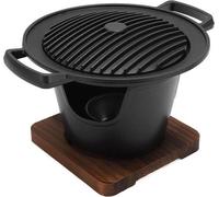 Plaque de cuisson compacte au charbon de bois pour les voyages et les pique-niques
