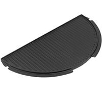 Plaque de cuisson demi-ronde en fonte pour barbecue Big Green Egg, tailles 2XL et XL