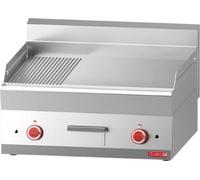 Plaque de cuisson électrique Gastro M 650 65/70Ftre 2/3 lisse 1/3 rainurée