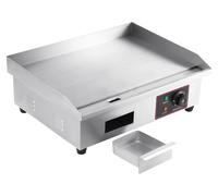 Plaque de cuisson électrique - Plaque de gril - Grill de type teppanyaki - Pour usage professionnel (Horeca) et domestique - Large surface de cuisson