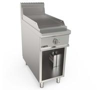 Plaque de cuisson électrique Saro, support rainuré de 400 mm de large, modèle Lq / Fte2Bar