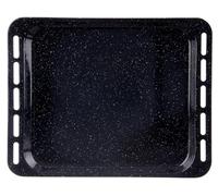 Plaque de cuisson émaillée - Moule à biscuits - 45,5 x 36 x 2,5 cm - Métal - Noir