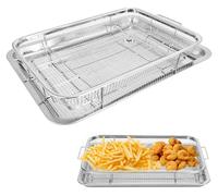 Plaque de cuisson en acier inoxydable avec grille de refroidissement pour des résultats de cuisson parfaits