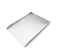 Plaque de cuisson en acier inoxydable | Plancha 40x30cm - Taille universelle | 4mm massif - Germany