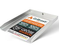 Plaque de cuisson en acier inoxydable | Plancha 40x30cm - Taille universelle | 4mm massif - Germany