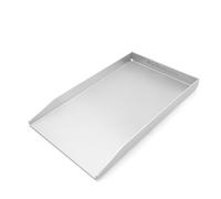 Plaque de cuisson en acier inoxydable - Plancha 44,3 x 26cm - pour Weber Spirit série 200 et 300