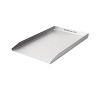 Plaque de cuisson en acier inoxydable | Plancha 49x32,5cm - convient pour Weber Genesis I | 4mm massif