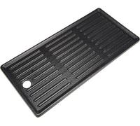 Plaque de cuisson en acier inoxydable pour barbecues à 2 et 3 brûleurs - 140 008