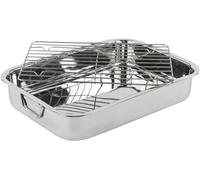 Plaque de cuisson en acier inoxydable Premium 36 x 26 cm