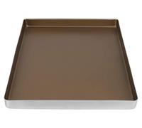 Plaque de cuisson en aluminium - 41x31x4 cm - Légère - Pour four et grill