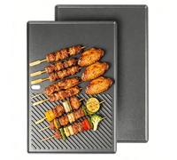 Plaque de cuisson en fonte pour barbecue à gaz Landmann Triton 3 et 4 brûleurs, Enders Boston 4, Enders Monroe PRO 4, Enders Boston 6, 43,5 x 31,5 cm, pour Broil King Baron, Crown