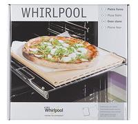 Plaque de cuisson en terre cuite réfractaire + pelle + livret de recettes pour pizza, pain et gâteau (français non garanti) - cuisson sur gaz, four, barbecue, et cheminée - 484000000276 - 35 cm