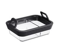 Plaque de cuisson en verre incassable avec texture lisse pour une cuisson propre en verre borosilicate