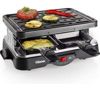Plaque de cuisson gastronomique - 4 personnes - 500 watts - Rectangulaire - 4 poêles incluses - Plaque de cuisson grill