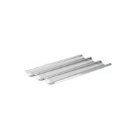 Plaque de cuisson perforée en inox pour 3 baguettes