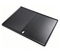 Plaque de cuisson plancha - Fonte - Compatible avec les modèles Landmann Triton 3 et 4 - Noire