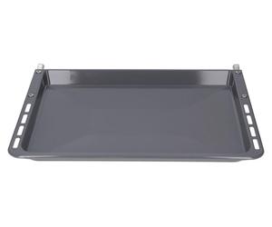 Plaque de cuisson Plaque à gâteau Plaque à pizza 459 x 375/392 x 29 mm émaillée avec support Compatible ActiveClean et résistante à la pyrolyse Four Cuisinière Bosch Siemens Balay 00680615 680615
