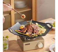 Plaque de cuisson, plaque de cuisson, plaque en fonte, gril Sizzle Grill Grilling Excellence Grill Cuisinière de cuisinière Plaque de cuisson en fonte Plancha en fonte Fêtes savoureuses Brillance