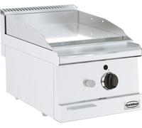 Plaque de cuisson pour barbecue à gaz Base 600, chromée et lisse