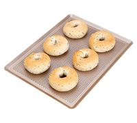 Plaque de cuisson pour biscuits 40 x 30 cm - Grande plaque perforée antiadhésive en alliage d'aluminium pour croustiller, à utiliser au four pour la cuisson et la rôtisserie