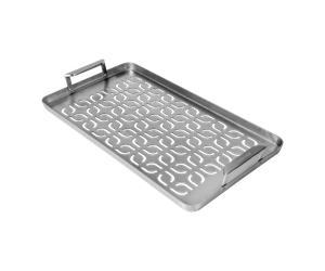 Plaque de cuisson pour gril MODIFIRE 46 x 26 cm, acier inoxidable, Traeger