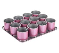 Plaque de cuisson pour mini-gâteaux, 12 moules, diamètre 8,5 cm, revêtement antiadhésif