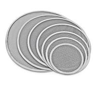 Plaque de cuisson pour pizza au four en maille d'aluminium anti-adhésif avec trous et bord sans couture 25,4 cm