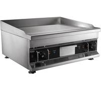 Plaque de cuisson professionnelle 60 x 52 cm – lisse, 5 kW, avec bac récupérateur de graisse