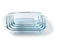Plaque de cuisson Pyrex en verre borosilicate transparente 27/31/35/39 cm