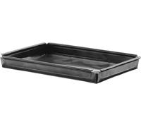 Plaque de cuisson rapide, revêtement antiadhésif renforcé, HENDI, noire, 290 x 190 x (H) 30 mm