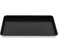 Plaque de cuisson - Rectangulaire 60 x 40 cm - Revêtement antiadhésif - Compatible avec le four - Alliage d'aluminium - Noir