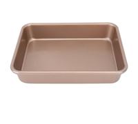 Plaque de cuisson rectangulaire antiadhésive en acier au carbone, pour la cuisson de gâteaux, biscuits, pâtisserie feuilletée, plateau de four Durable pour Restaurant à domicile (Petit Rectangulaire)