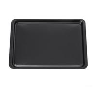 Plaque de cuisson rectangulaire en acier au carbone 37 x 25,5 cm avec revêtement antiadhésif, plaque de cuisson rectangulaire pour pain, gâteau, biscuits, anti-rayures et résistant à la rouille, pour