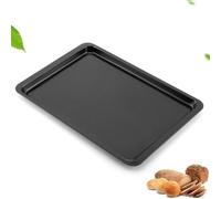 Plaque de cuisson rectangulaire en acier carbone de 35,6 cm | La plaque de cuisson en acier à haute teneur en carbone avec un revêtement lisse offre une répartition homogène de la chaleur