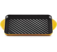 Plaque de cuisson rectangulaire - Plaque en fonte - Cuisson à faible teneur en matières grasses - Surface texturée - 32 cm - Nectar