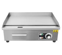 Plaque de cuisson teppanyaki électrique - Grill de table - 3000W - 54×40×22 cm - 220 V - Température : 50–300 °C - Acier inoxydable - Prise européenne