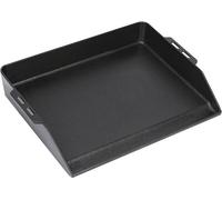 Plaque de cuisson universelle de 48 x 36 cm, en fonte, pour grill gaz, four et cuisinière. Poêle de cuisson compatible avec les marques RÖSLE VIDERO, Weber, CharBroil, Campingaz, Tepro et autres, avec