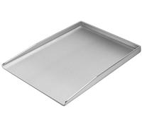Plaque de cuisson universelle en acier inoxydable, dimensions 27x20 cm