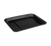 Zenker Plaque de cuisson 6538 – plat à pizza en acier noir 35–52 x 32 x 3 cm