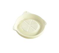 Plaque de déchiquetage gingembre, plaque râpe à ail, broyage pâte, broyeur main, presse-ail, carotte, 2 pièces Pour Gingembre(Beige)